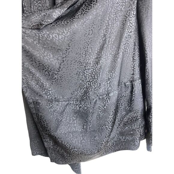 IRO Fernel Silk Cheetah Print Black Wrap Sz. 34 (US XS) - Picture 4 of 8